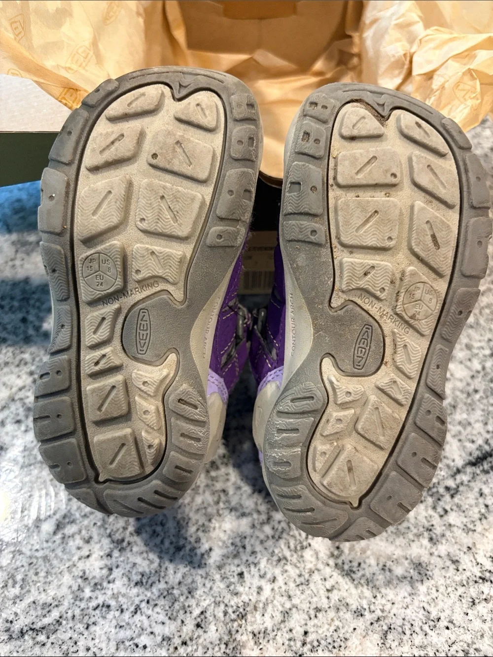 KEEN Knotch Hollow (Children) Purple/Evening Primrose Sneakers